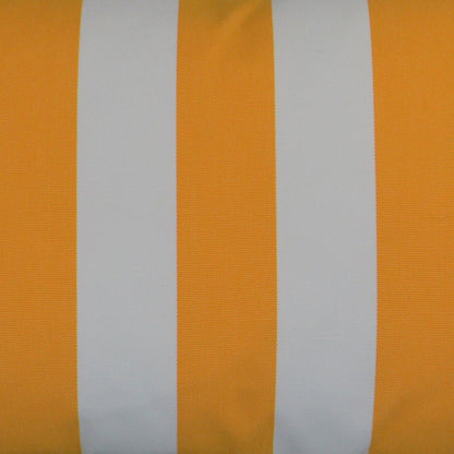 D.V. KAP Home - Outdoor Café Stripe Lumbar Pillow - Yellow - OD-199-Y-1224 view 2