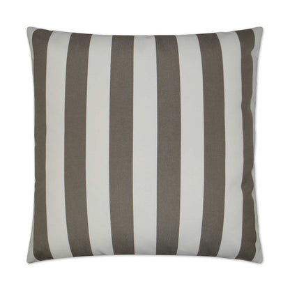 D.V. KAP Home - Outdoor Café Stripe Pillow - Driftwood - OD-198-D-2222 view 1