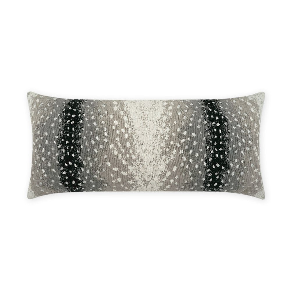 D.V. KAP Home - Outdoor Cerbiatta Lumbar Pillow - Onyx - OD-453-O-1224 view 1