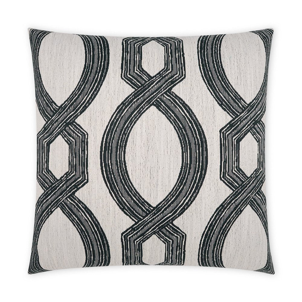 D.V. KAP Home - Outdoor Evadne Pillow - Black - OD-499-B-2222 view 1