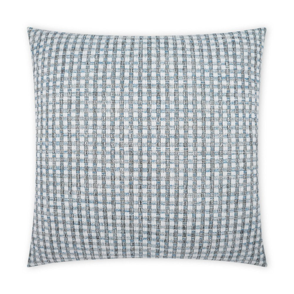 D.V. KAP Home - Outdoor Heart Stone Pillow - Blue - OD-479-B-2222 view 1