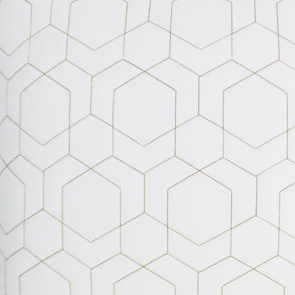 D.V. KAP Home - Outdoor Hex Quilt Pillow - White - OD-309-W-2222 view 2
