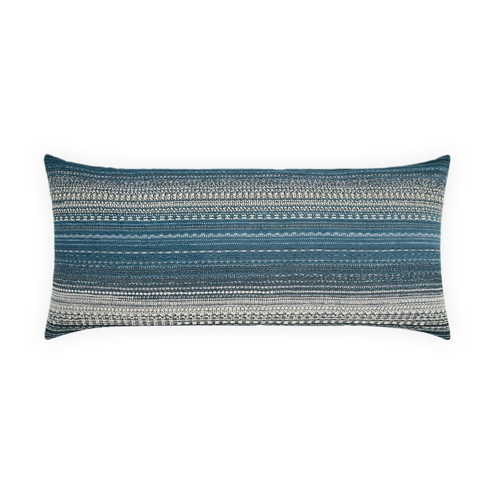 D.V. KAP Home - Outdoor Ihara Lumbar Pillow - Indigo - OD-578-I-1224 view 1