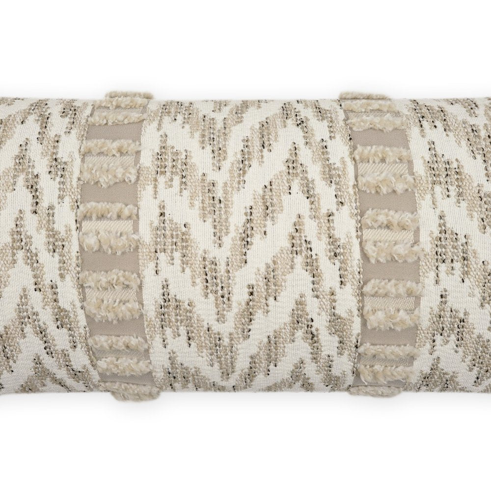 D.V. KAP Home - Outdoor Indiana Lumbar Pillow - Linen - OD-490-L-1224 view 2