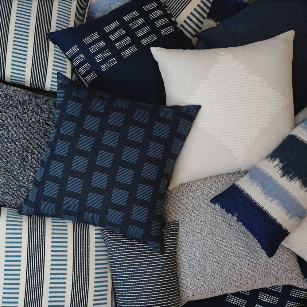 D.V. KAP Home - Outdoor Linus Pillow - Indigo - OD-330-I-2222 view 3
