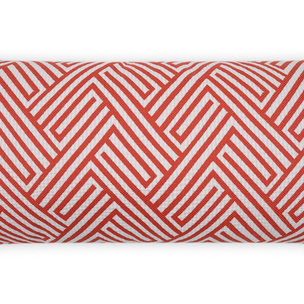 D.V. KAP Home - Outdoor Mandros Lumbar Pillow - Coral - OD-476-C-1224 view 2