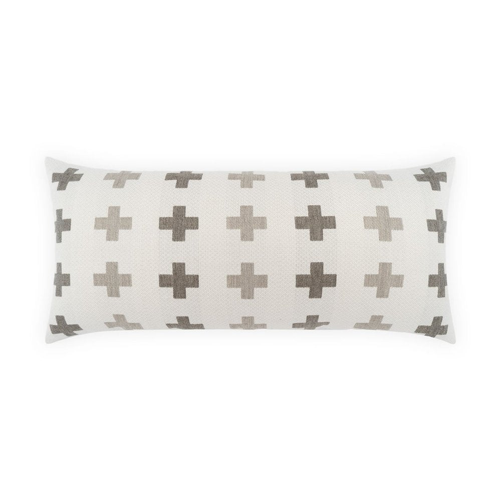 D.V. KAP Home - Outdoor Mastix Lumbar Pillow - Stone - OD-588-S-1224 view 1
