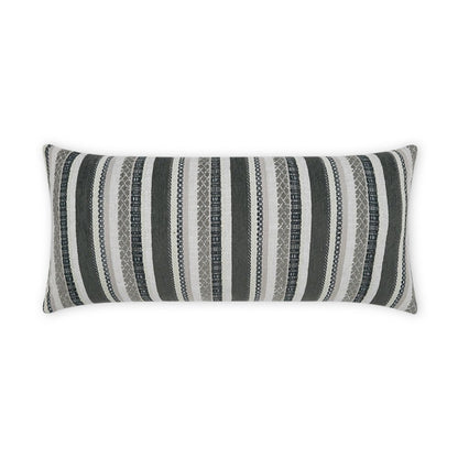 D.V. KAP Home - Outdoor Oriana Lumbar Pillow - Grey - OD-423-G-1224 view 1