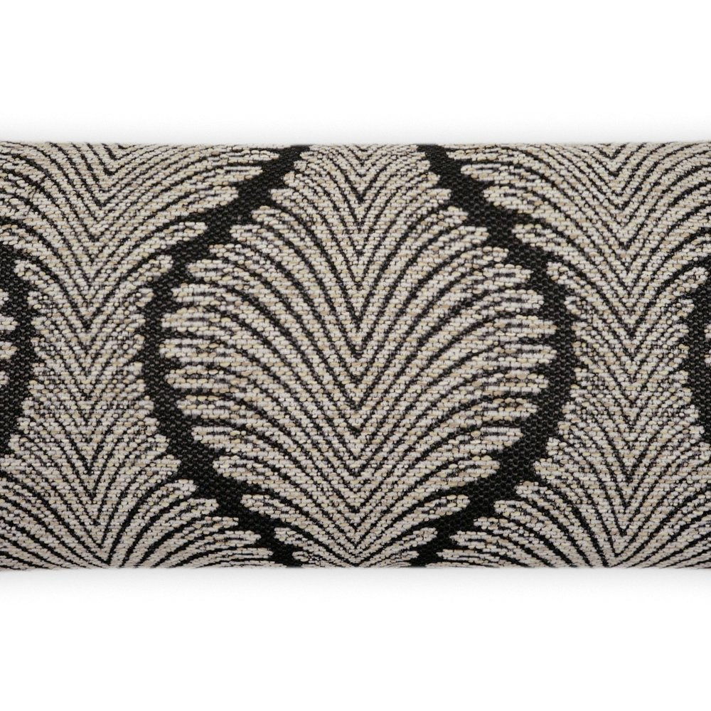 D.V. KAP Home - Outdoor Palmyra Lumbar Pillow - Black - OD-492-B-1224 view 2
