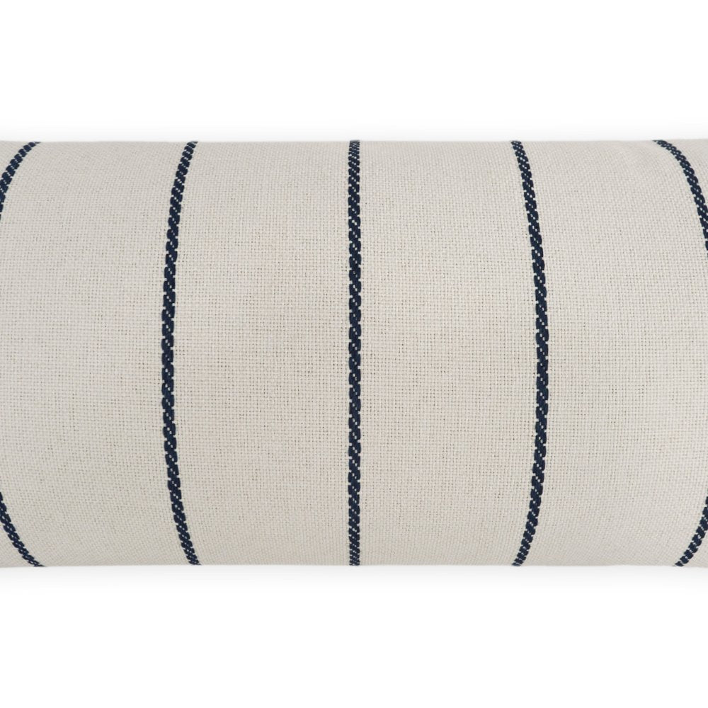 D.V. KAP Home - Outdoor Pencil Lumbar Pillow - Navy - OD-545-N-1224 view 2