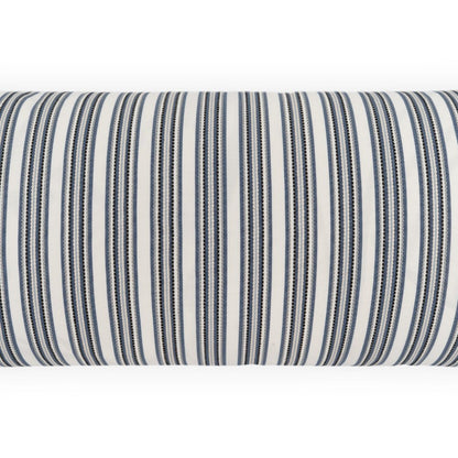 D.V. KAP Home - Outdoor Pendle Lumbar Pillow - Blue - OD-580-B-1224 view 2