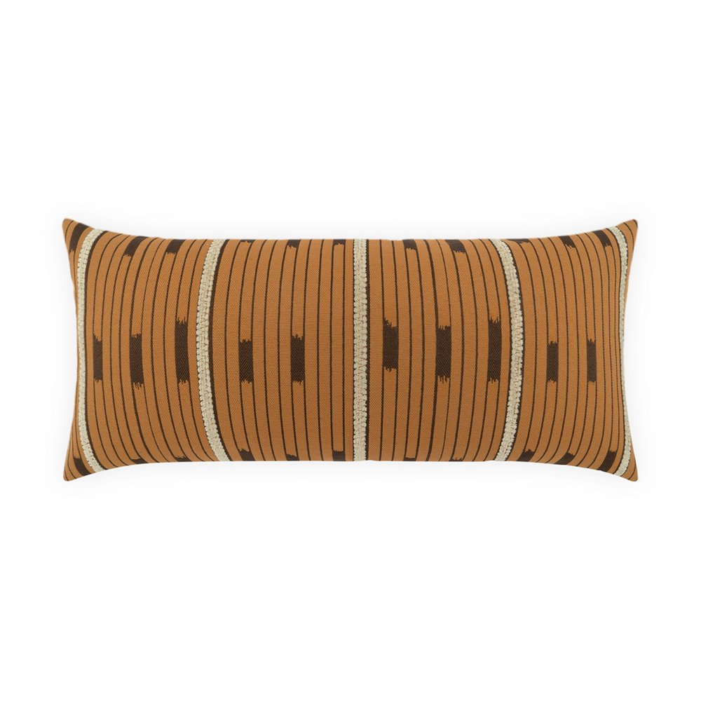 D.V. KAP Home - Outdoor Rockies Lumbar Pillow - Terracotta - OD-598-T-1224 view 1