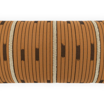 D.V. KAP Home - Outdoor Rockies Lumbar Pillow - Terracotta - OD-598-T-1224 view 2
