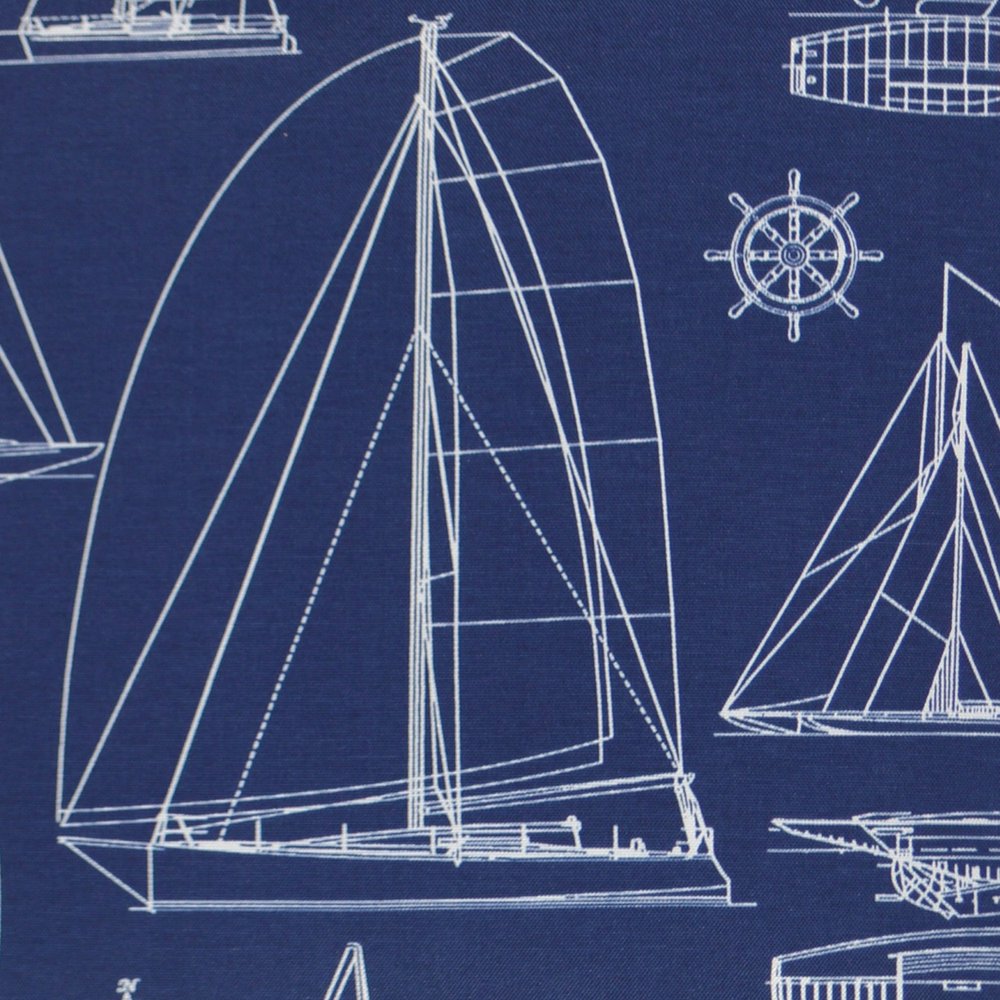 D.V. KAP Home - Outdoor Sailing Pillow - Navy - OD-217-N-2222 view 2