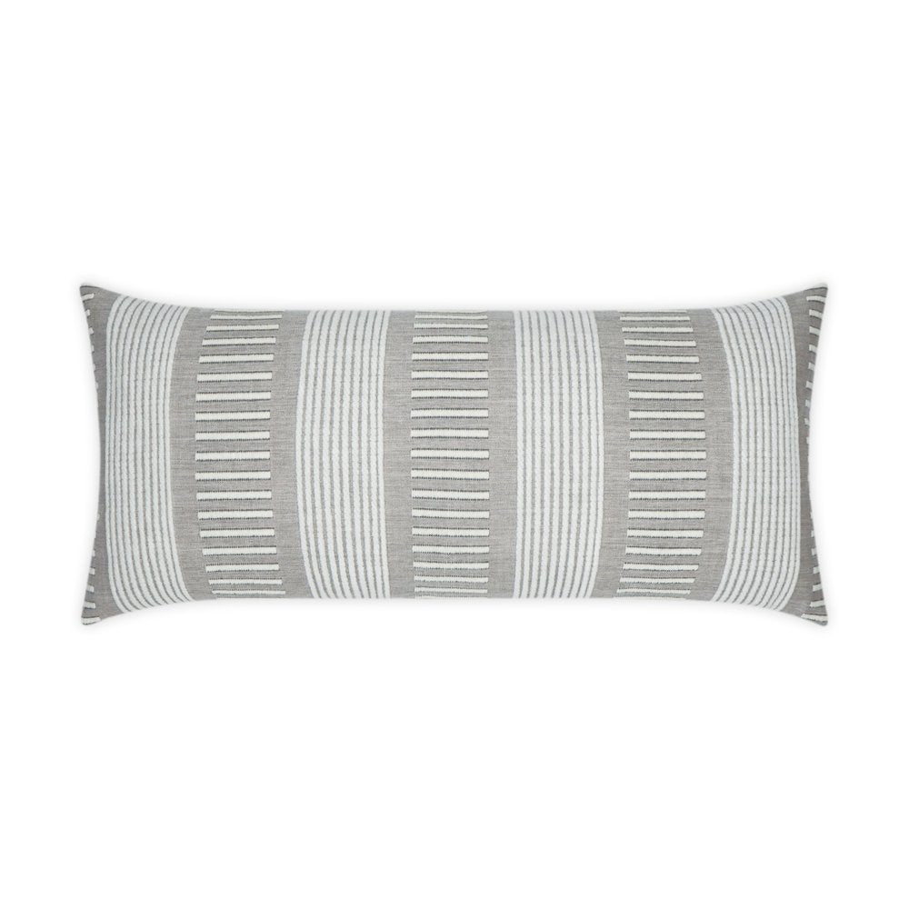 D.V. KAP Home - Outdoor Sideline Lumbar Pillow - Ash - OD-349-A-1224 view 1