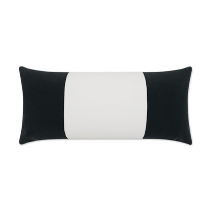 D.V. KAP Home - Outdoor Sundance Band Lumbar Pillow - Charcoal - OD-406-C-1224 view 1