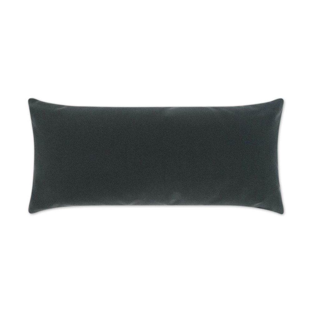 D.V. KAP Home - Outdoor Sundance Duo Lumbar Pillow - Charcoal - OD-402-C-1224 view 1