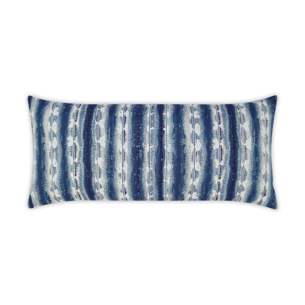 D.V. KAP Home - Outdoor Sunshibo Stripe Lumbar Pillow - OD-284-1224 view 1