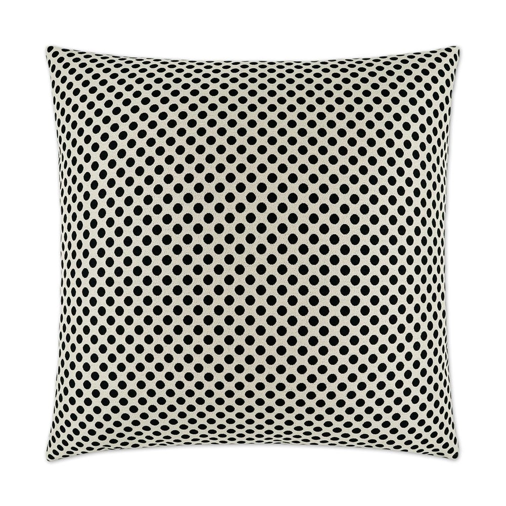D.V. KAP Home - Polka Dots Pillow - Black - 2515-B-2424 view 1