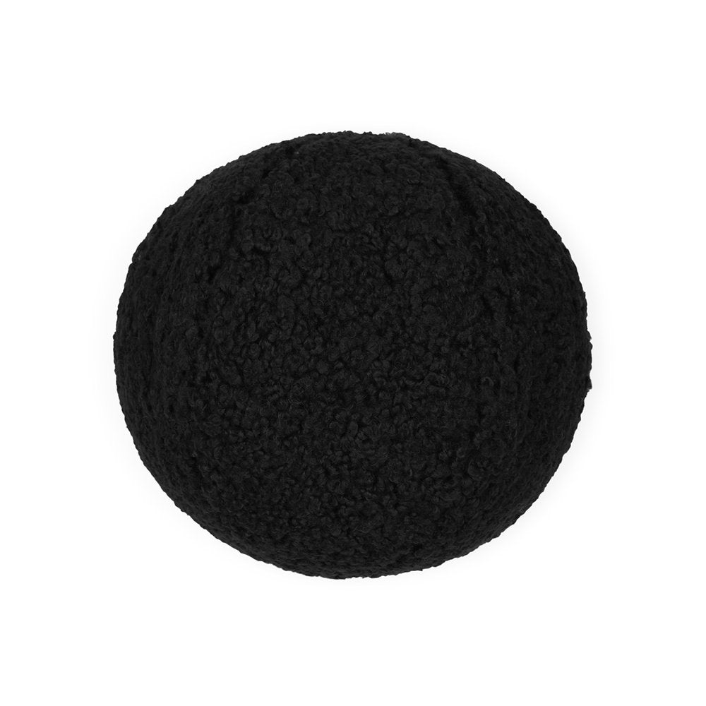 D.V. KAP Home - Poodle Ball Pillow - Jet - 10in x 10in - 3735-J-1010 view 1