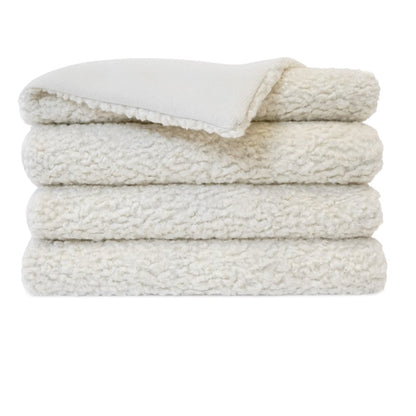 D.V. KAP Home - Poodle Throw - Ivory - B-1050-I view 1