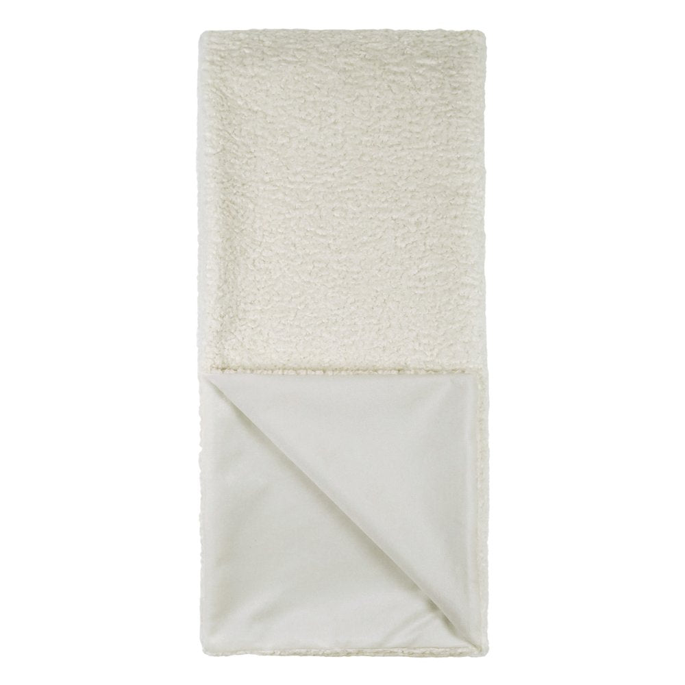 D.V. KAP Home - Poodle Throw - Ivory - B-1050-I view 2