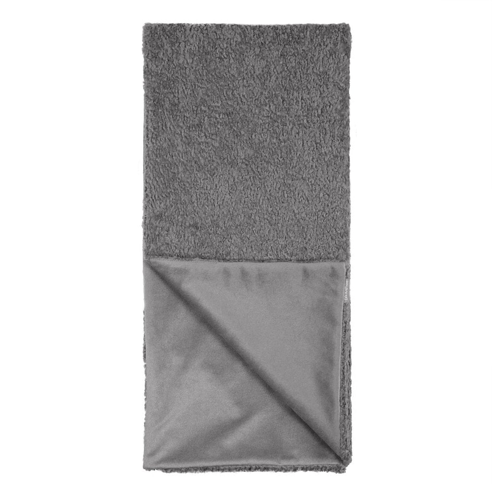 D.V. KAP Home - Poodle Throw - Pewter - B-1050-P view 2