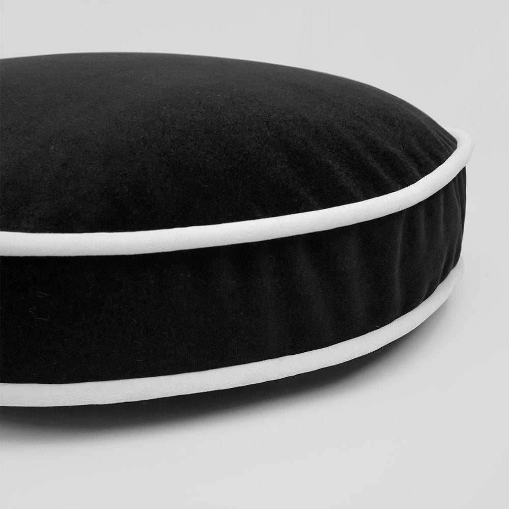 D.V. KAP Home - Posh Circle Pillow - Black - 3732-B-1818 view 2