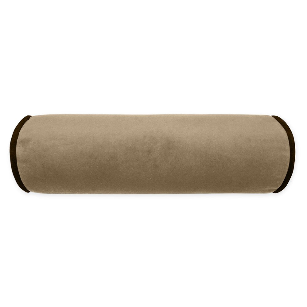 D.V. KAP Home - Posh Roll Pillow - Latte - 3731-L-0721 view 1