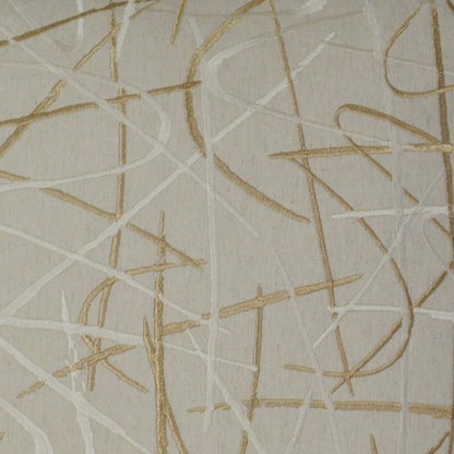 D.V. KAP Home - Scribble Pillow - Gold - 3005-G-2424 view 2