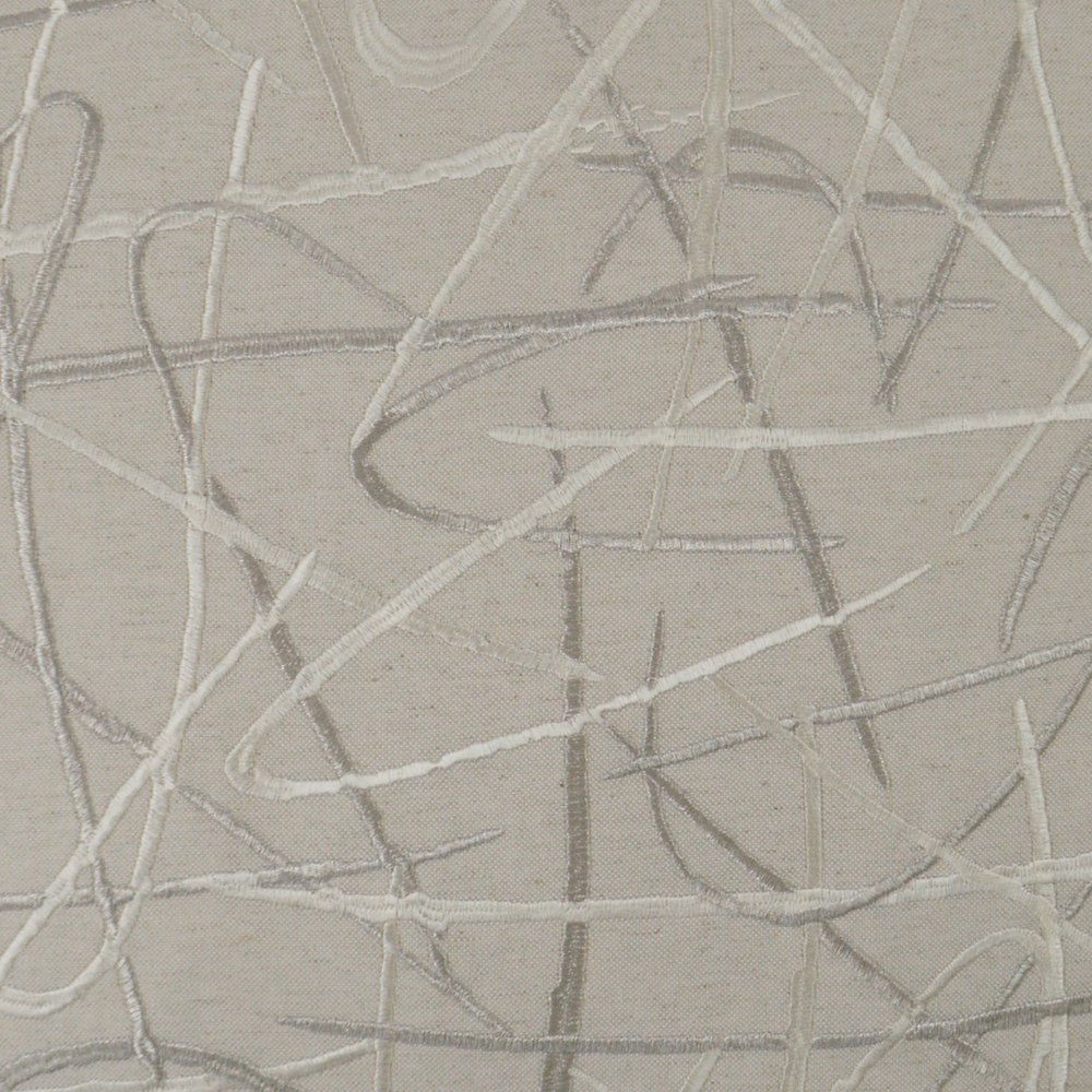 D.V. KAP Home - Scribble Pillow - Silver - 3005-S-2424 view 2
