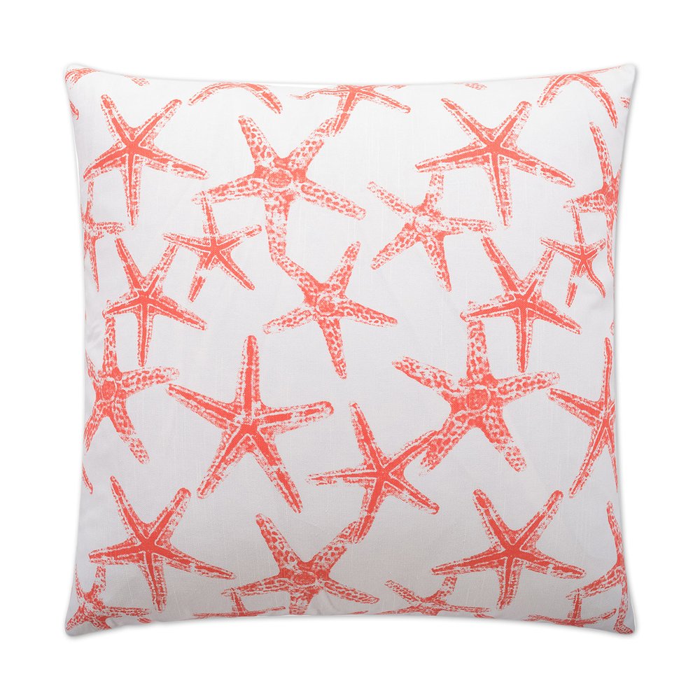 D.V. KAP Home - Seafriends Pillow - Salmon - 2347-S-2424 view 1