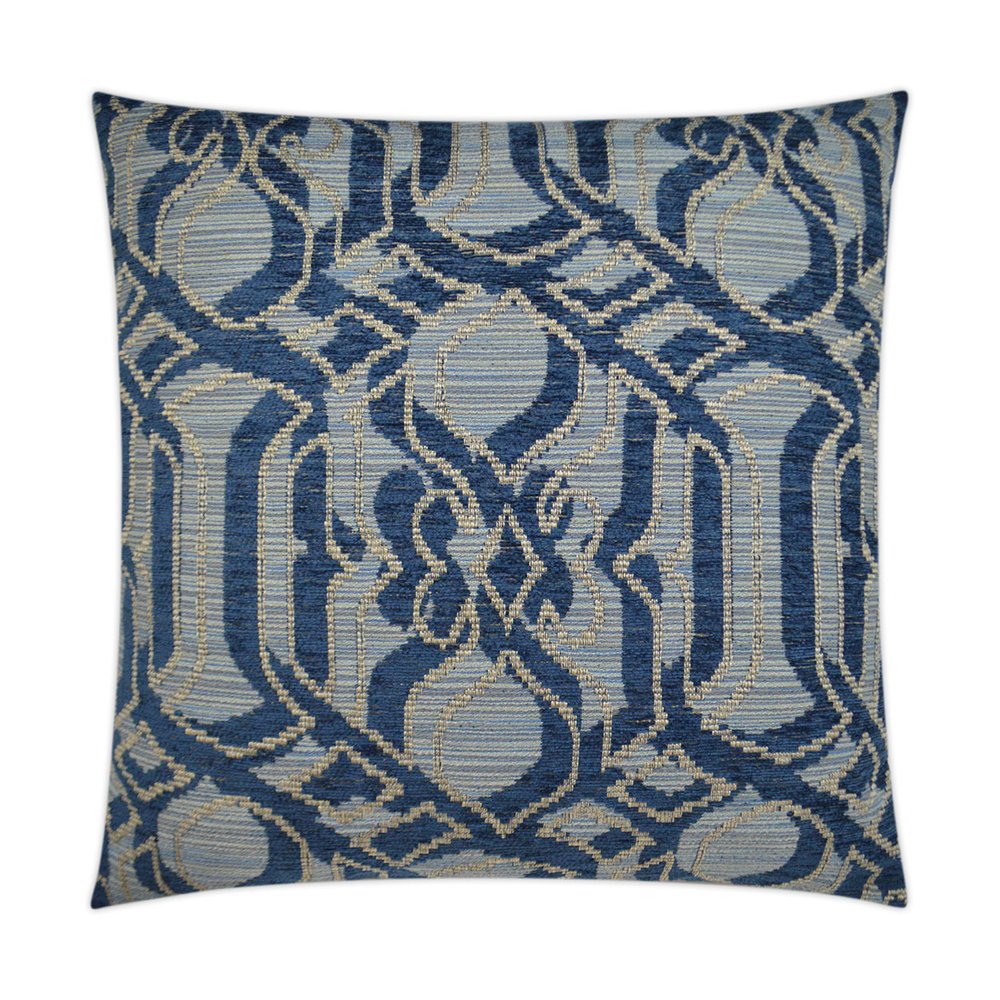 D.V. KAP Home - Sesto Pillow - Indigo - 3219-I-2424 view 1