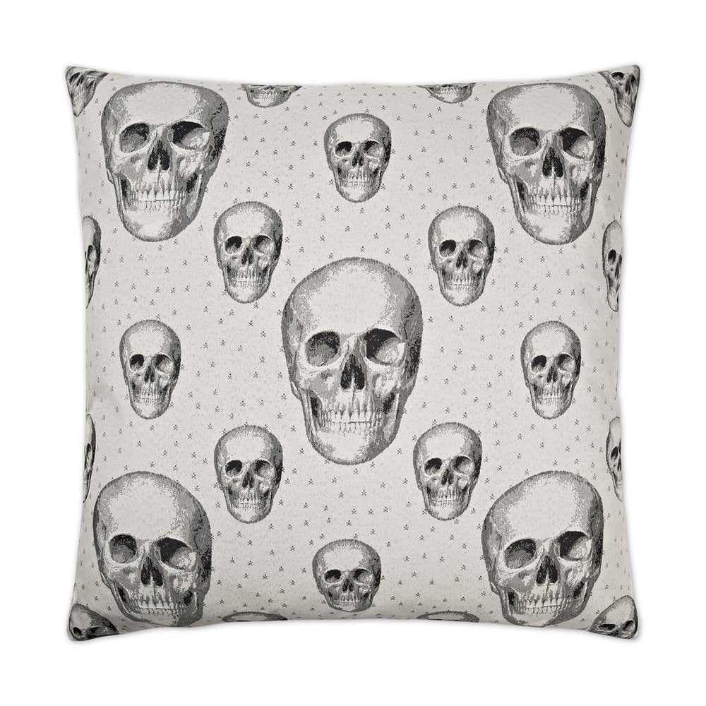 D.V. KAP Home - Skalle Pillow - White - 2410-W-2424 view 1