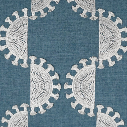 D.V. KAP Home - Solara Pillow - Blue - 3456-B-2424 view 2