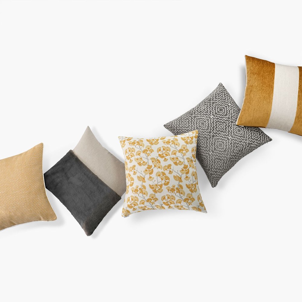 D.V. KAP Home - St. Moritz Pillow - Steel - 3599-ST-2424 view 3