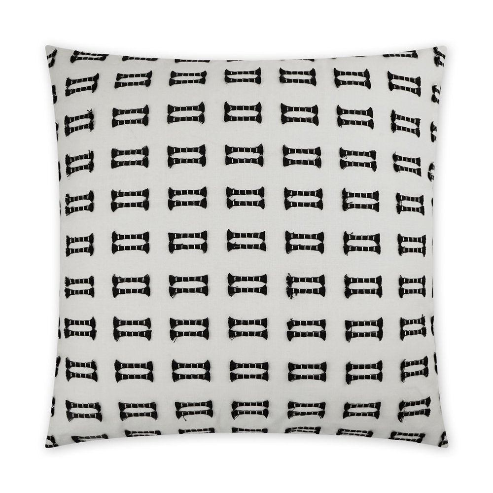 D.V. KAP Home - Tassels Pillow - Tuxedo - 3813-T-2424 view 1