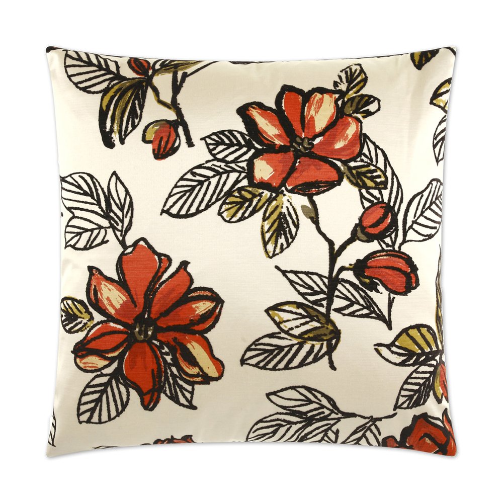 D.V. KAP Home - Trixie Pillow - Ebony - 2054-E-2424 view 1