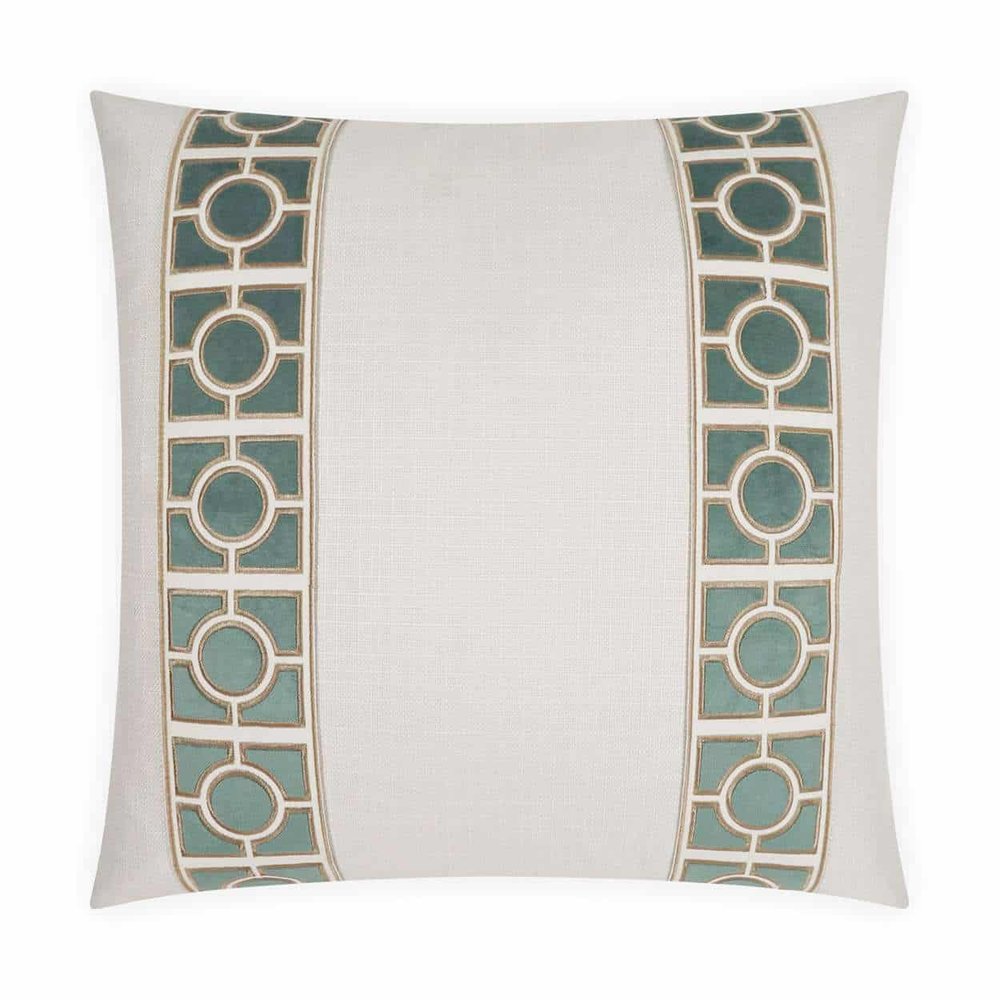 D.V. KAP Home - Vendome Pillow - Seaglass - 3233-S-2424 view 1