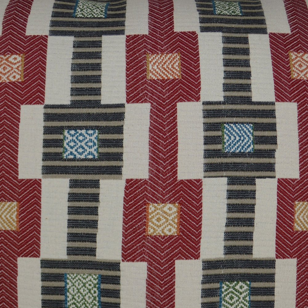 D.V. KAP Home - Zanzibar Pillow - Red - 2673-R-2424 view 2