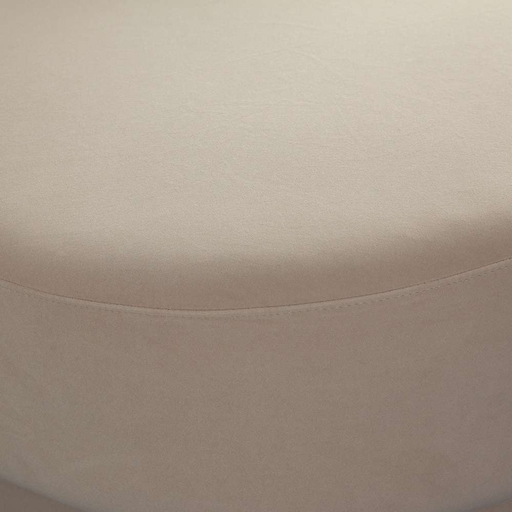 Diamond Sofa - Zelda 2PC Modular Curved Armless Chaise in Light Camel Performance Velvet w/ (2) Accent Pillow Balls - ZELDA2PCLCRCLCA veiw 3