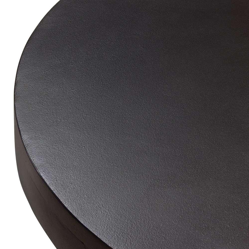 Diamond Sofa - Rune 42in Round Cocktail Table w/ Solid Acacia Wood Top & Iron Leg Base in Black Finish - RUNECTBL veiw 13