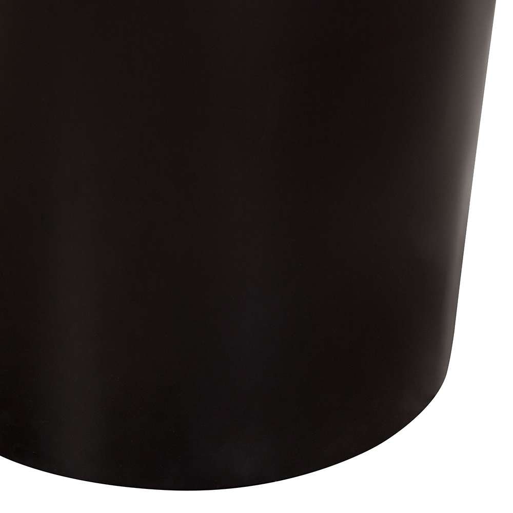 Diamond Sofa - Rune 54in Round Dining Table w/ Solid Acacia Wood Top & Iron Pedestal Base in Black Finish - RUNEDTBL veiw 8