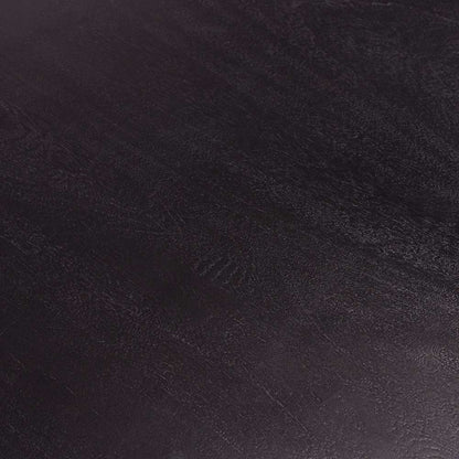 Diamond Sofa - Rune 54in Round Dining Table w/ Solid Acacia Wood Top & Iron Pedestal Base in Black Finish - RUNEDTBL veiw 12