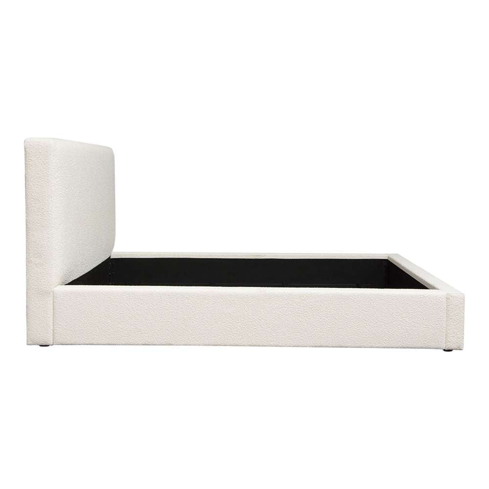 Diamond Sofa - Cloud 43in Low Profile Eastern King Bed in Ivory Boucle Fabric - CLOUDEKBEDIV veiw 7