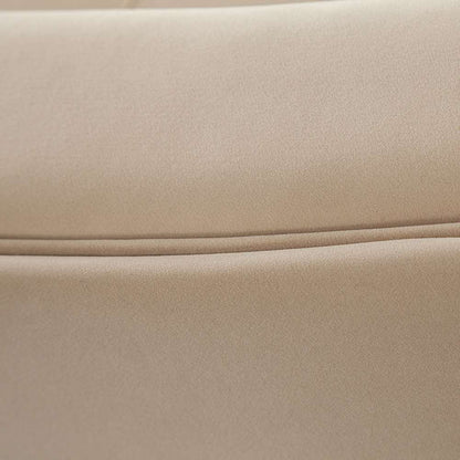 Diamond Sofa - Zelda Curved Armless Sofa in Light Camel Performance Velvet w/ (1) Accent Pillow Ball - ZELDAASLCA veiw 3