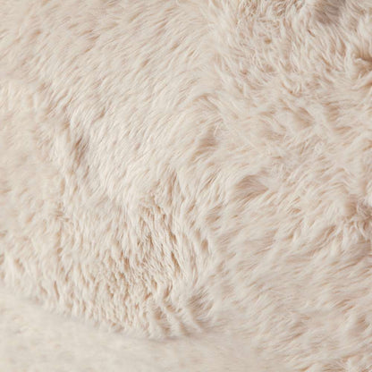 Diamond Sofa - Dawson Accent Chair in Yak Sand Natural Faux Fur - DAWSONCHNA veiw 3