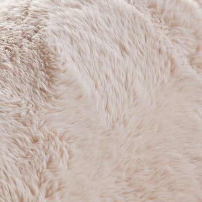 Diamond Sofa - Dawson Accent Chair in Yak Sand Natural Faux Fur - DAWSONCHNA veiw 6