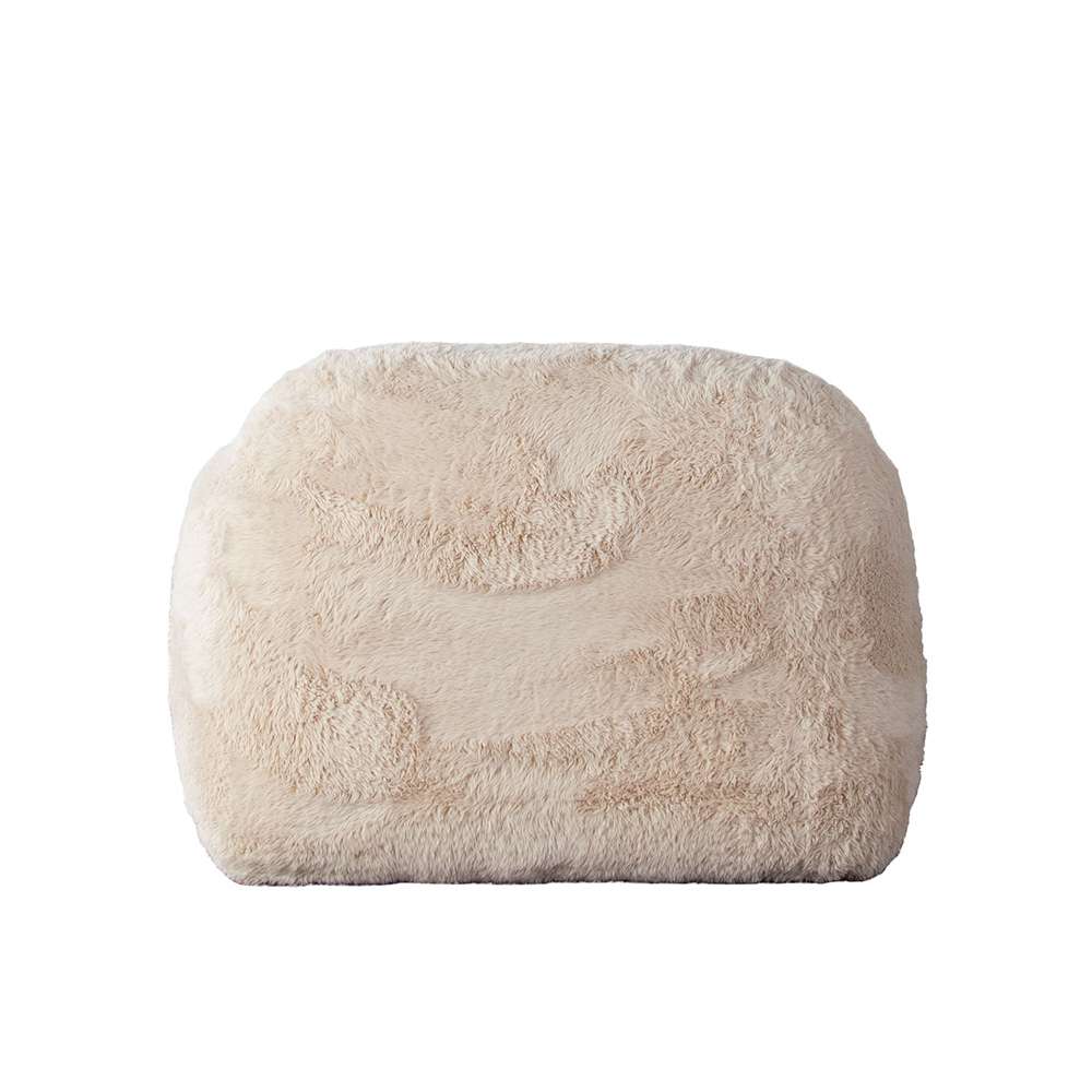 Diamond Sofa - Dawson Accent Chair in Yak Sand Natural Faux Fur - DAWSONCHNA veiw 10