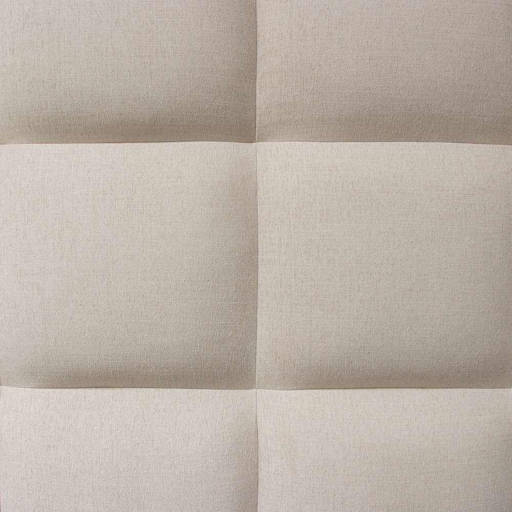 Diamond Sofa - Devon Grid Tufted Eastern King Bed in Sand Fabric - DEVONEKBEDSD veiw 11
